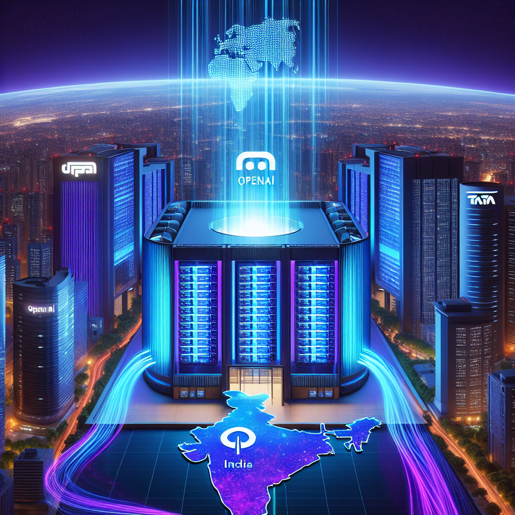 OpenAIがインドに大規模データセンター、Tataと提携