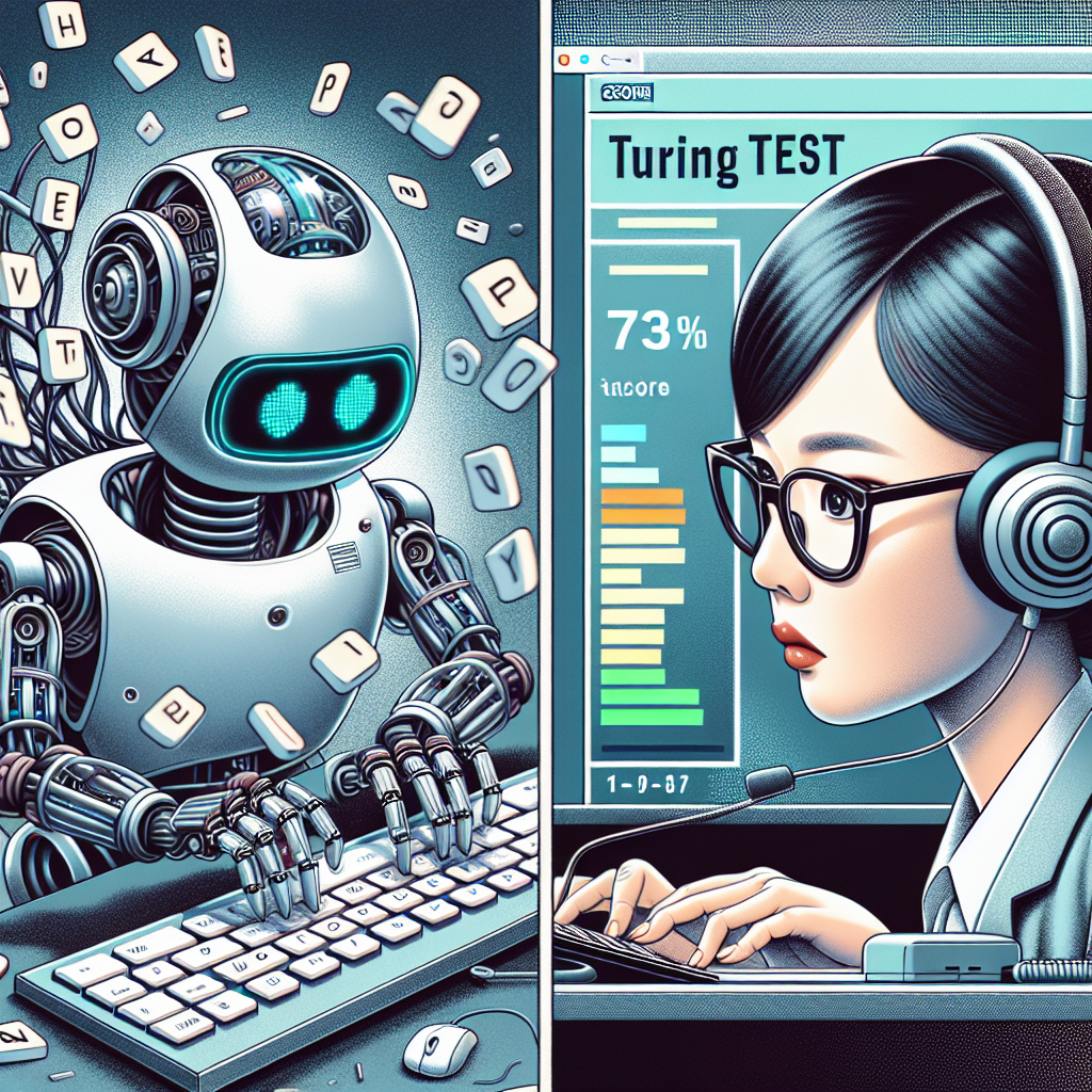 GPT-4.5が人間のフリして73%を騙す