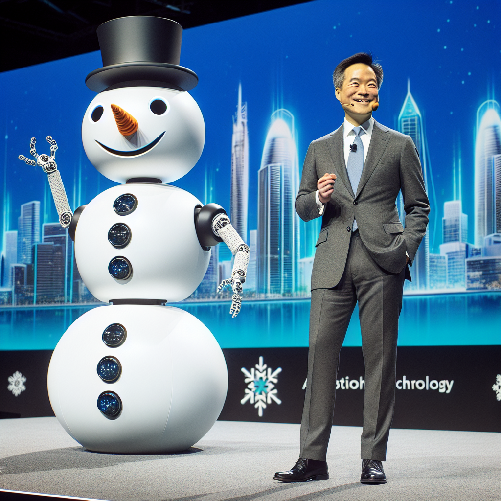 Nvidiaがディズニーと協力、オラフのロボット披露