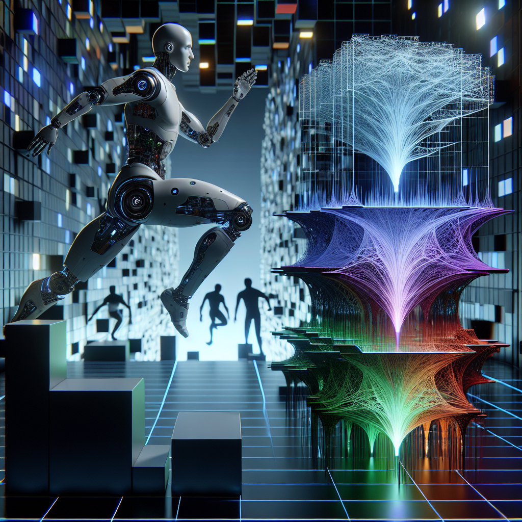 強化学習AIが「層を深く」で進化、倒れる→パルクール習得へ